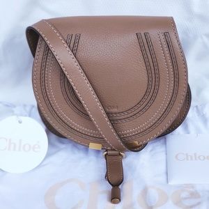 Chloe Marcie Small Crossbody Nut